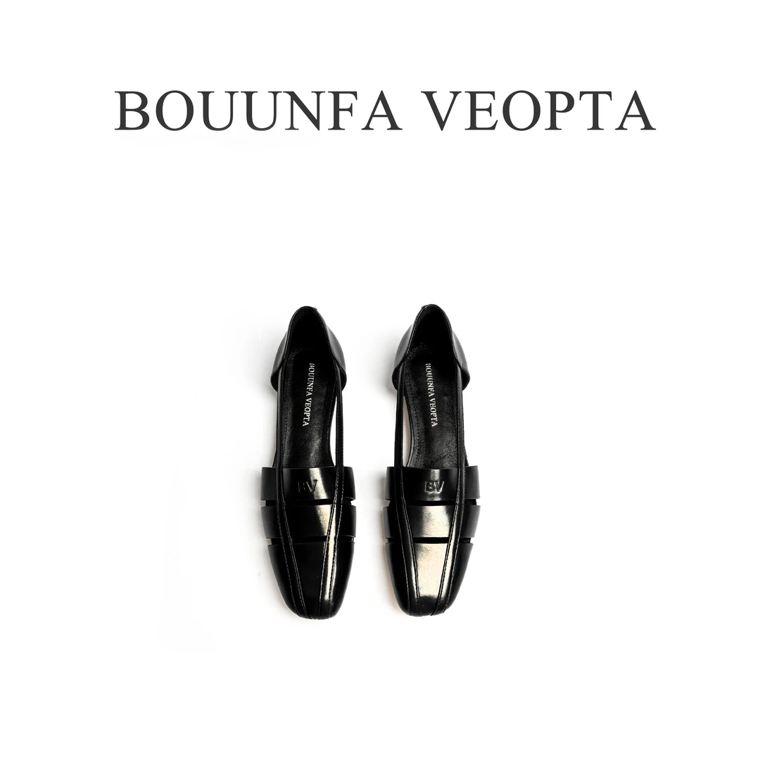 BOUUNFA VEOPTA【芯片】夏季轻奢女士时尚百搭罗马编织女鞋30