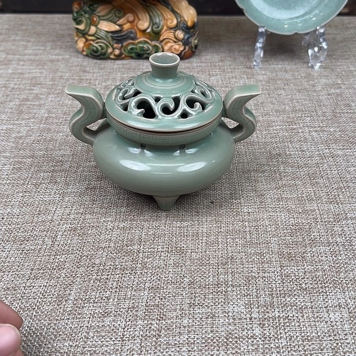 摆件陶瓷旧藏摆件