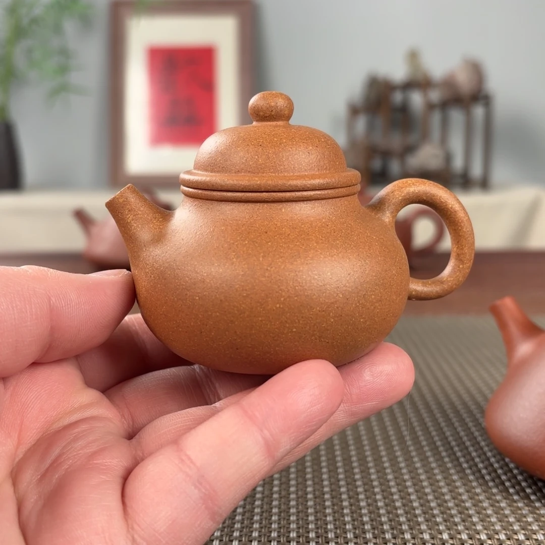 紫砂茶壶黄龙山原矿紫砂壶