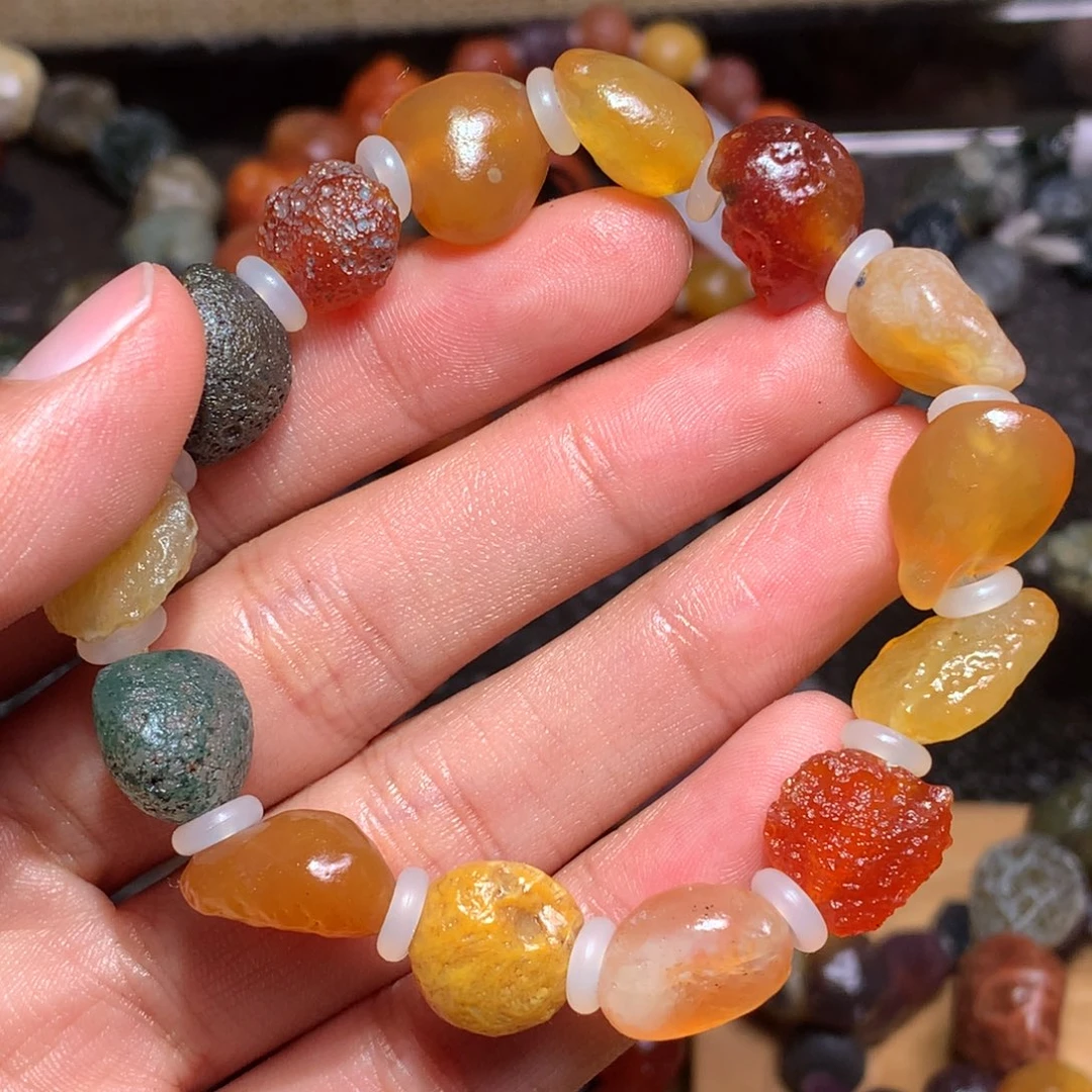未镶嵌玛瑙/玉髓珠宝半成品