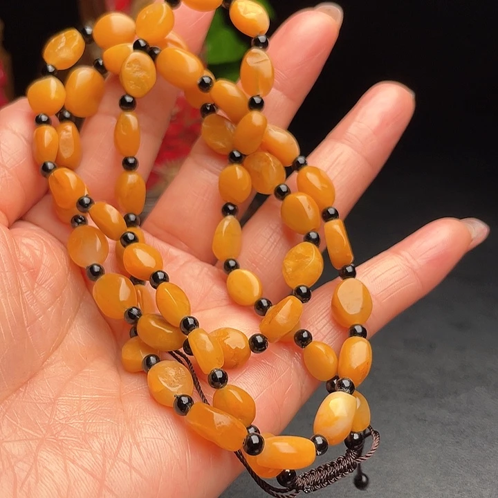 田黄石用****3田黄石项链