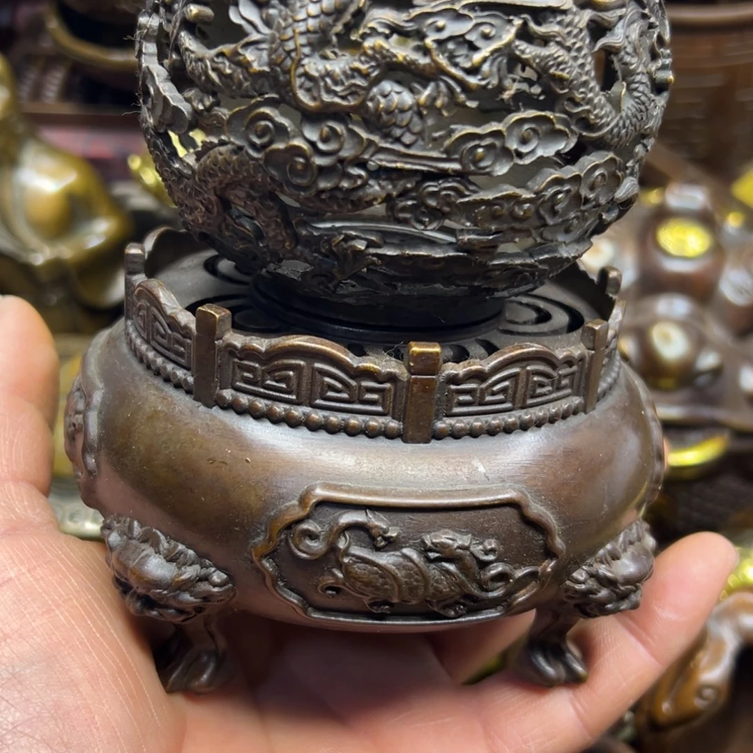 铜摆件欢迎欢迎你