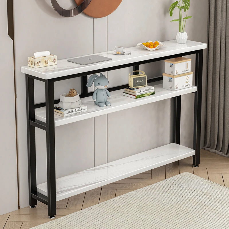 门后超薄置物架墙边长条柜靠墙窄款玄关收纳柜沙发后床缝隙置物柜