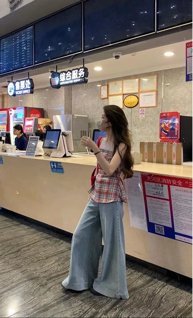 休闲风修身型纯欲风背心吊带高腰洋气欧若新中式S520#