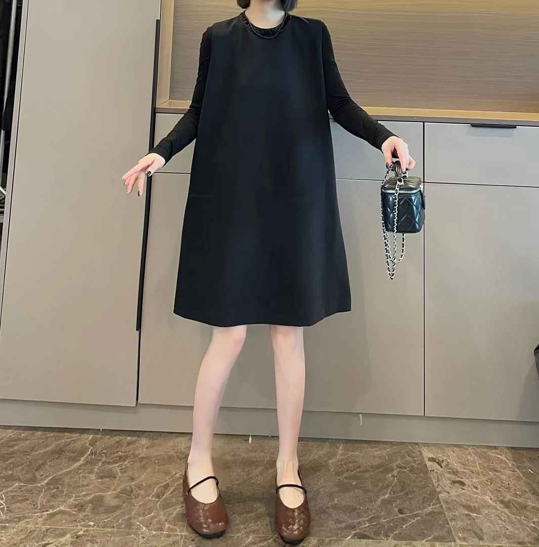 米可/MK-2657XX【极简A版无袖连衣裙】时尚休闲秋季新款连衣裙