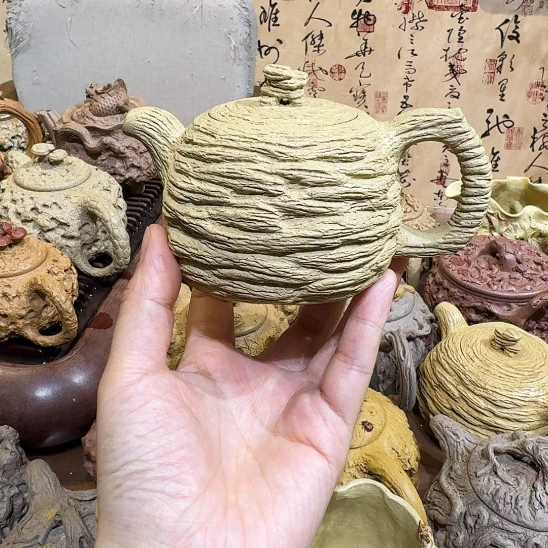 紫砂茶壶本绿供春230cc