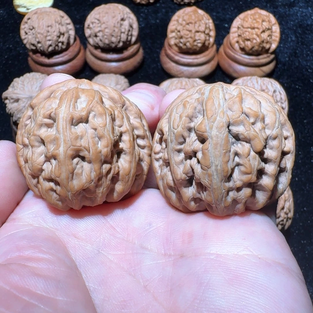 吊坠文玩核桃红锦鲤