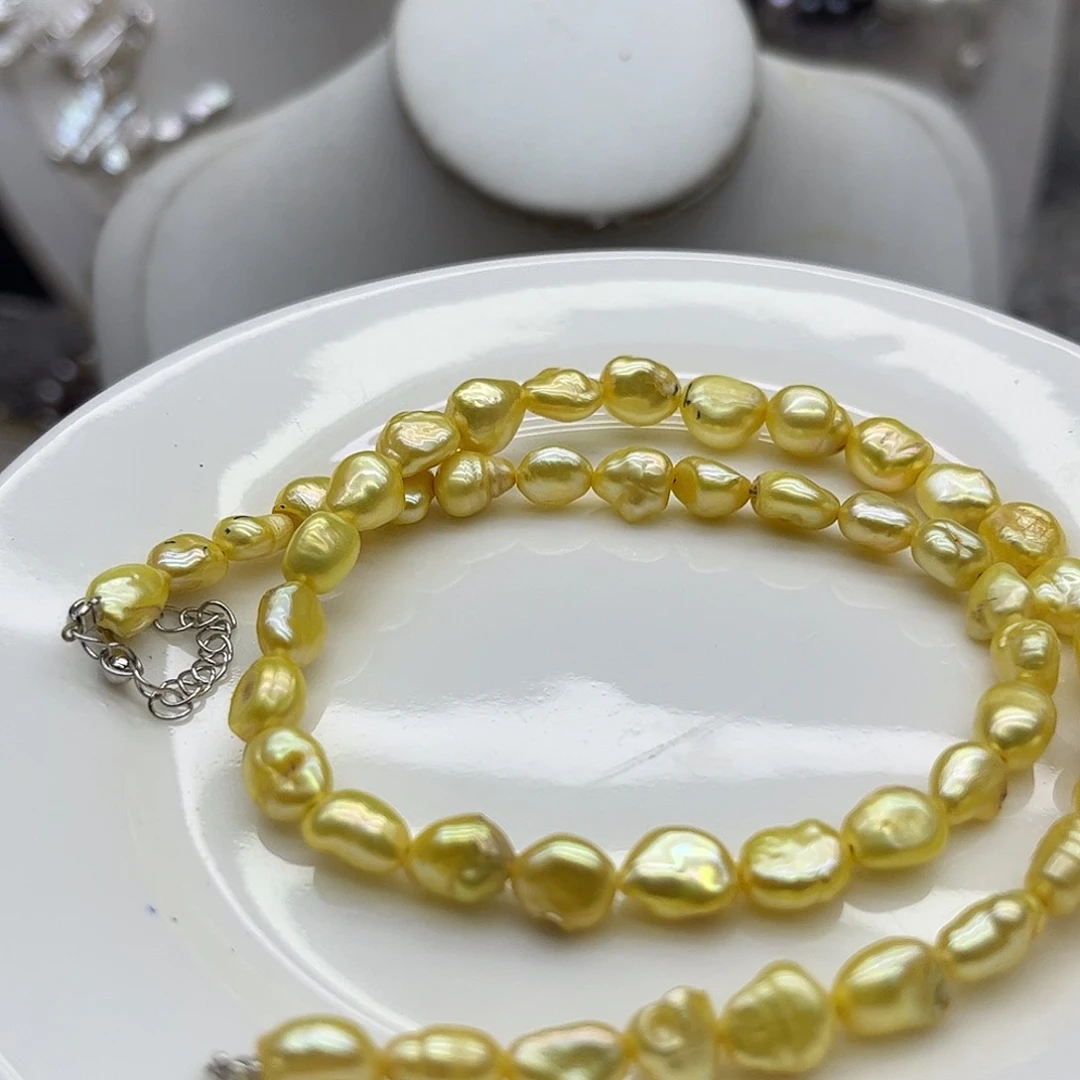 戒指钛钢淡水珍珠