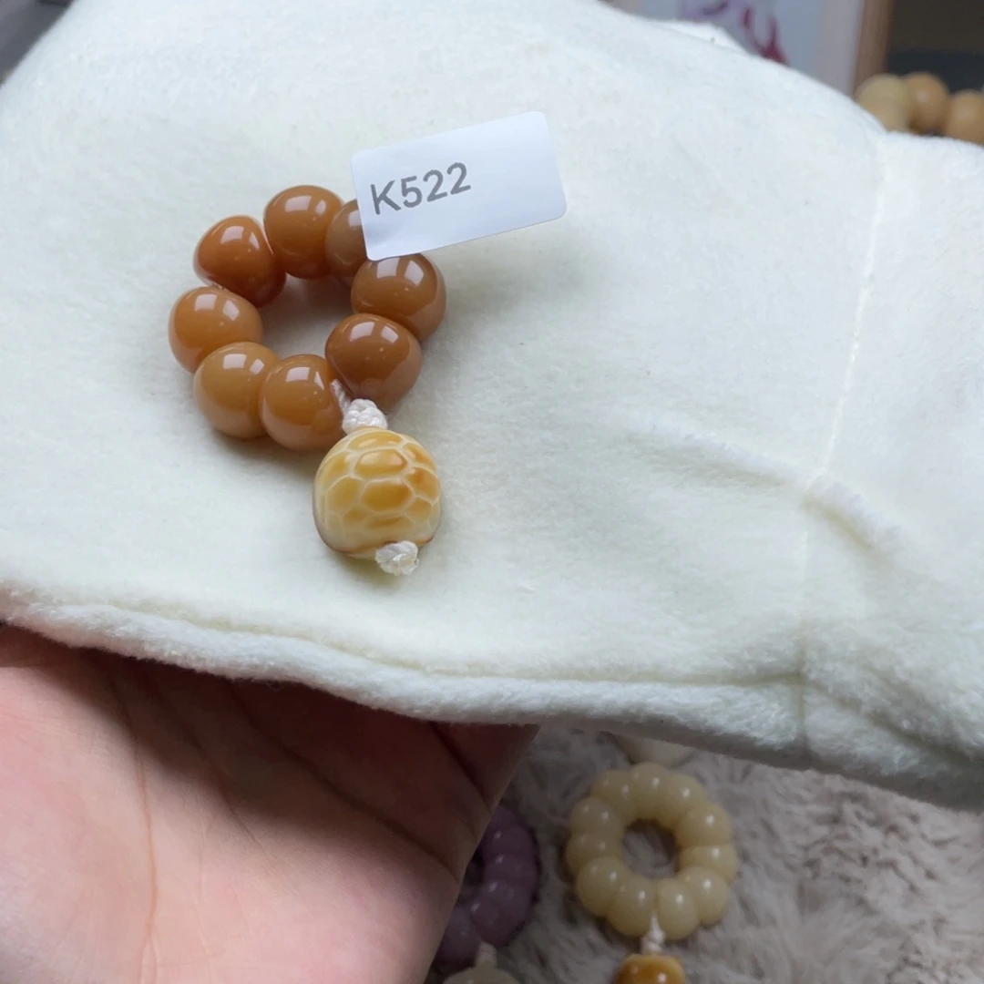 向***生吊坠菩提根/象牙果K522蒜瓣手捻13mm一串