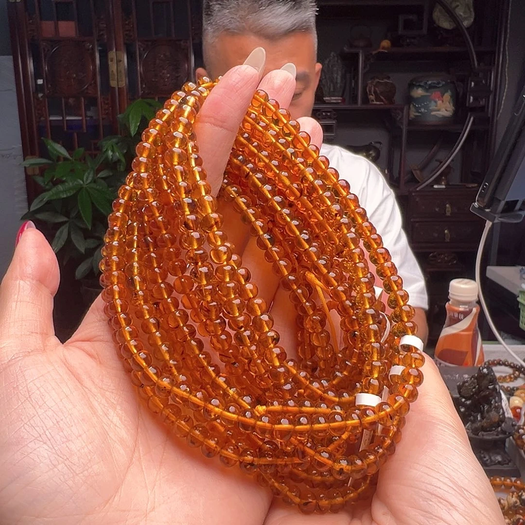 未镶嵌琥珀裸石抚顺琥珀20962六多样性发其一