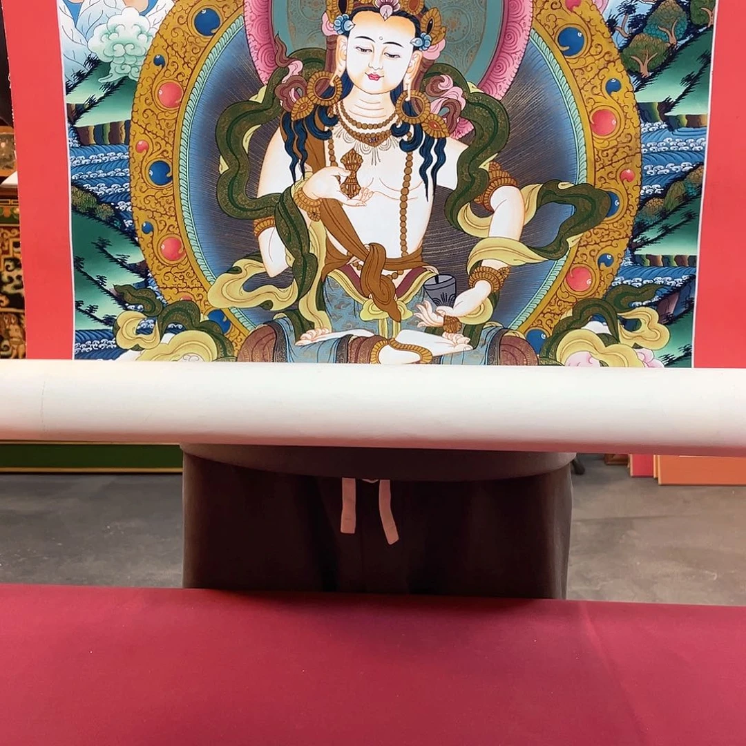装裱画40×60纯手绘金刚萨埵