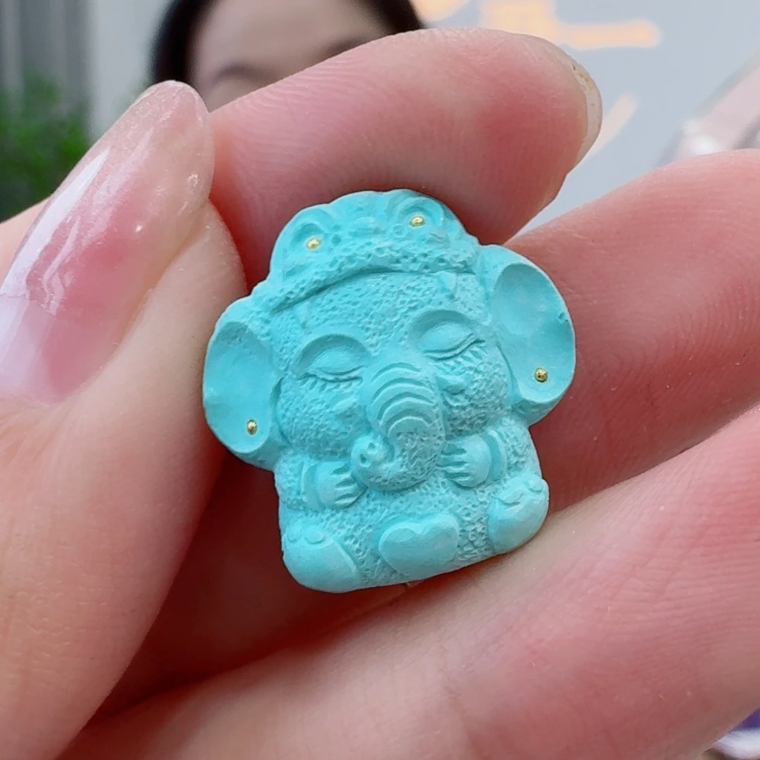 未镶嵌绿松石珠宝奇石