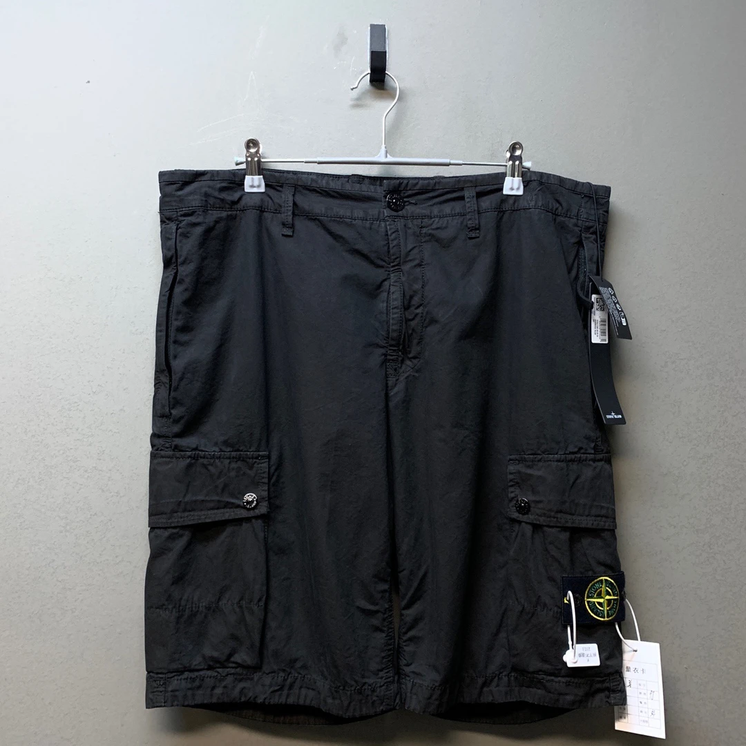 06368/Stone island 23ss 黑色水洗短裤 32码