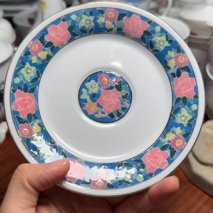 醴陵群力13.5厘米碟子微瑕