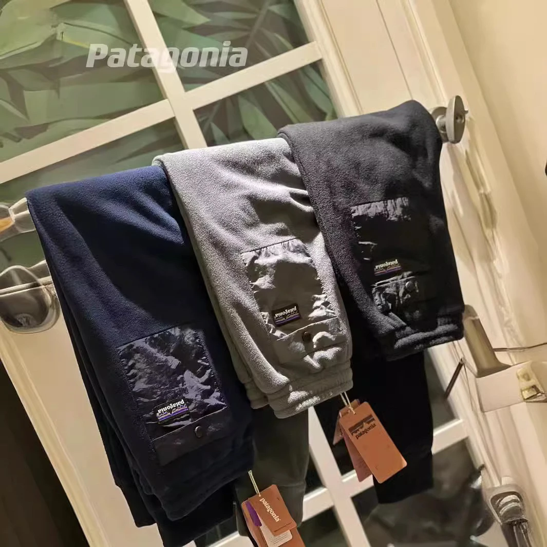 Patagonia巴塔哥尼亚加厚长裤潮流复古休闲冬季抓绒保暖卫裤长裤