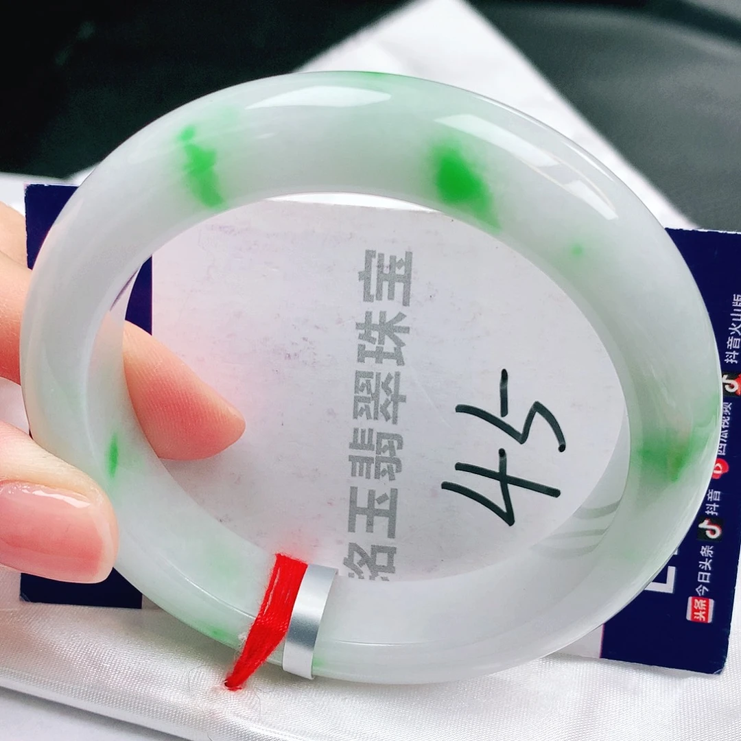 翡翠未镶嵌手镯缅甸天然a货翡翠