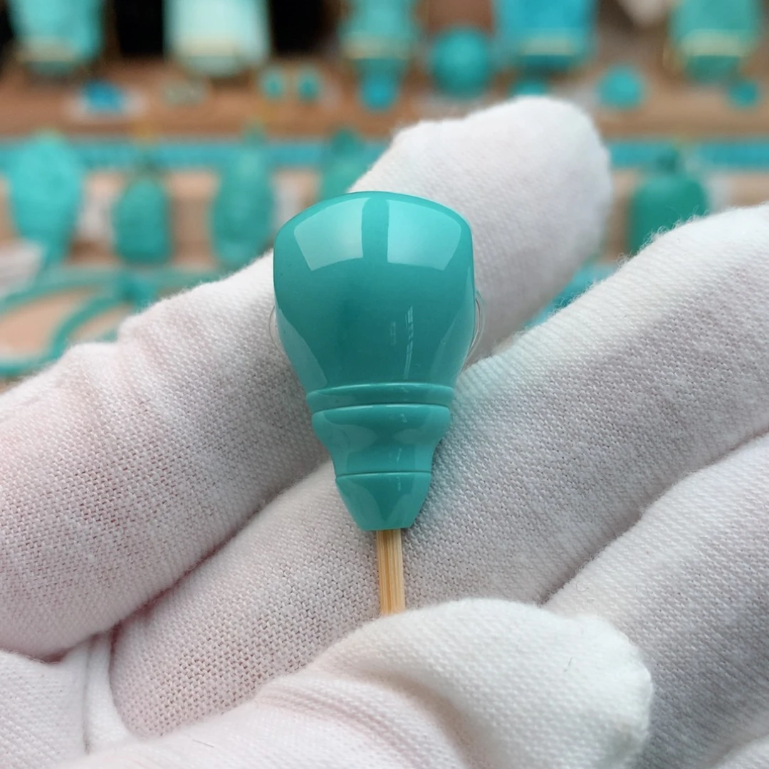 绿松石未镶嵌珠宝奇石14.5mm
