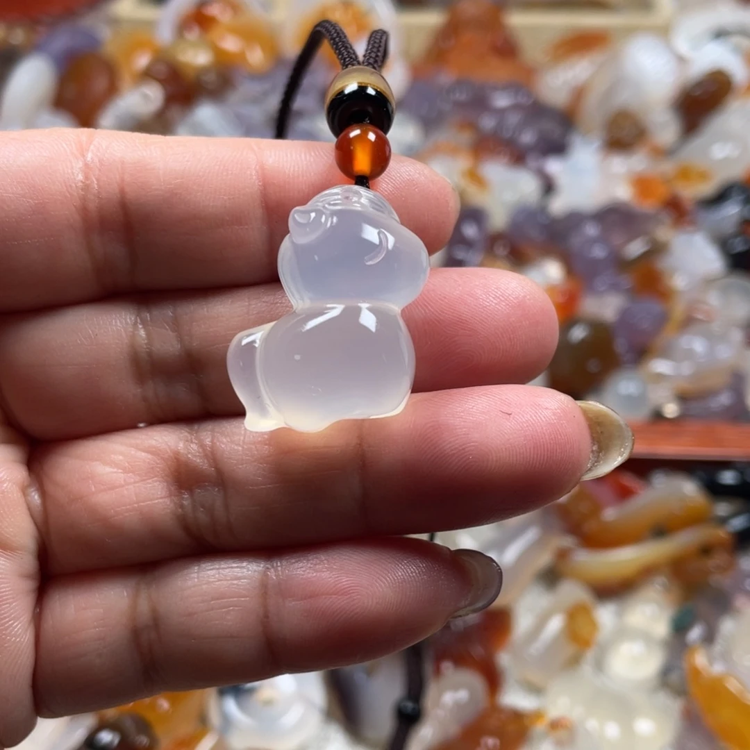 玛瑙/玉髓未镶嵌颈饰