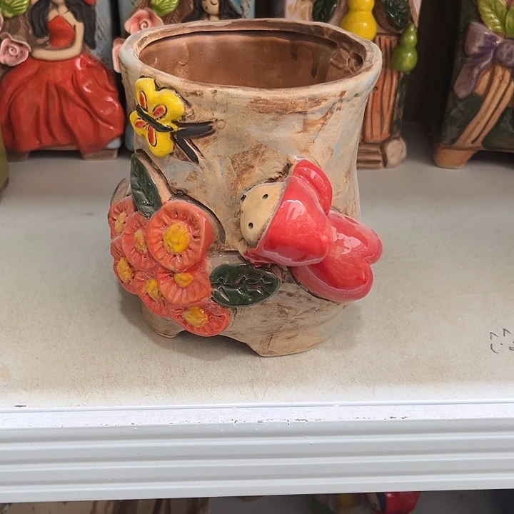 粗陶材质多肉花盆