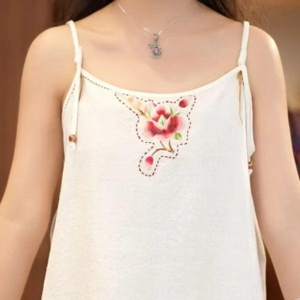 100%棉纯手工吊带（一月存量）/黔东南苗族刺绣官方店/手工制作