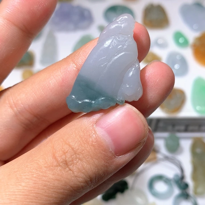 未镶嵌定制翡翠莲蓬