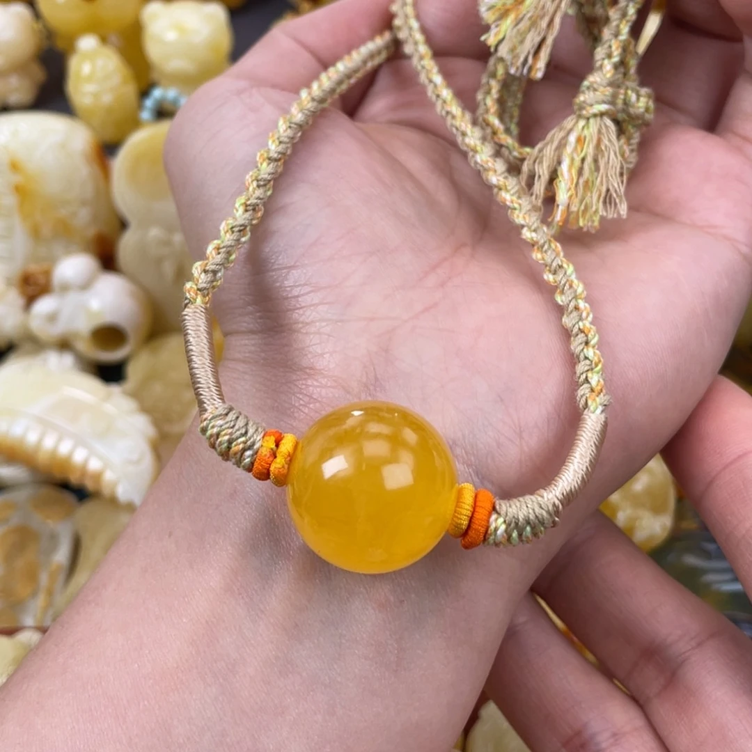 琥珀裸石未镶嵌蜜蜡