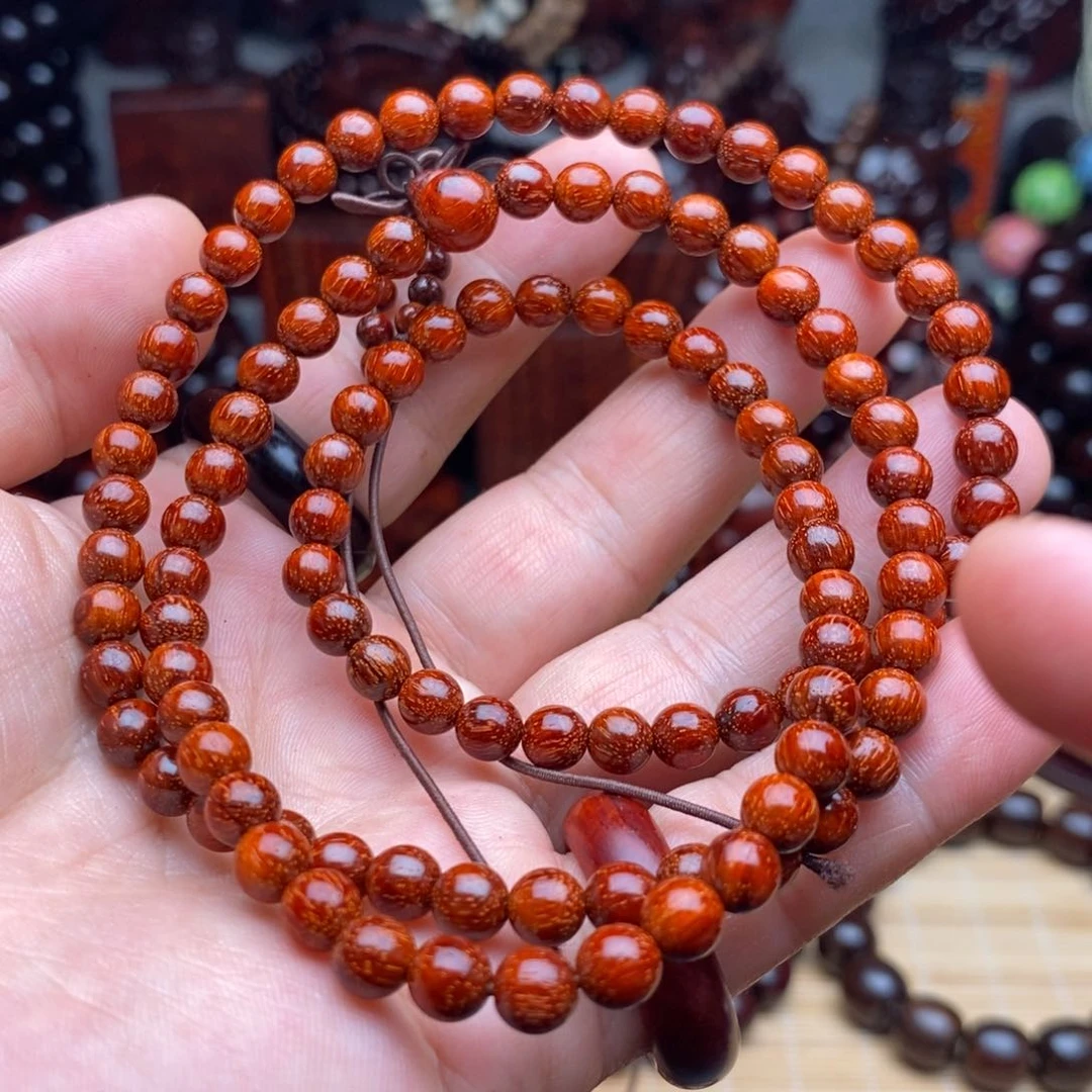 小叶紫檀手串/手链多样性发其一小叶紫檀0.6/108