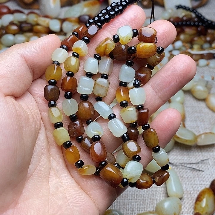 和田玉未镶嵌手链