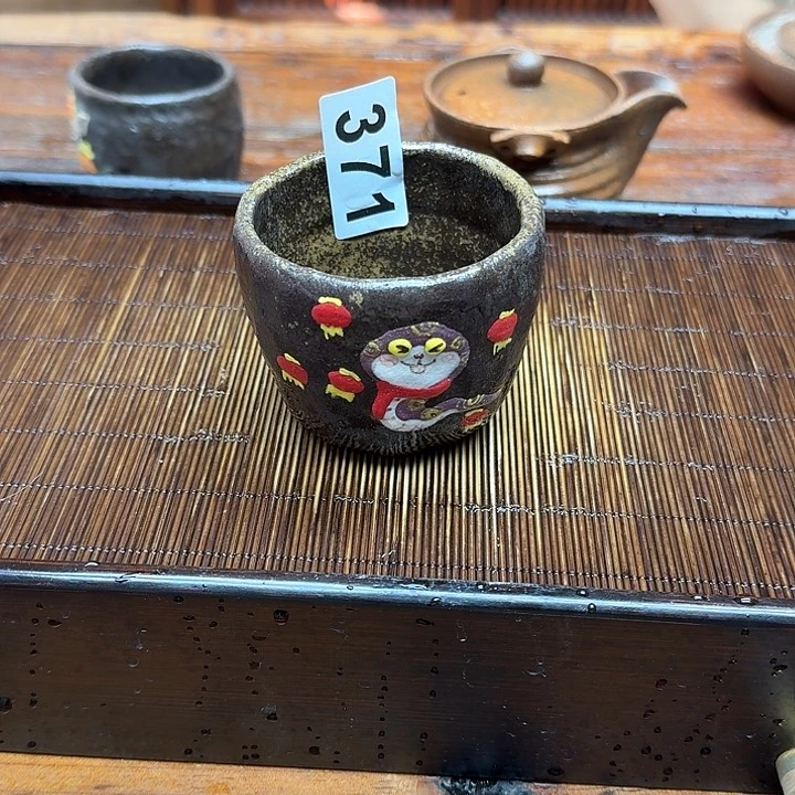 纯手工制作粗陶茶具