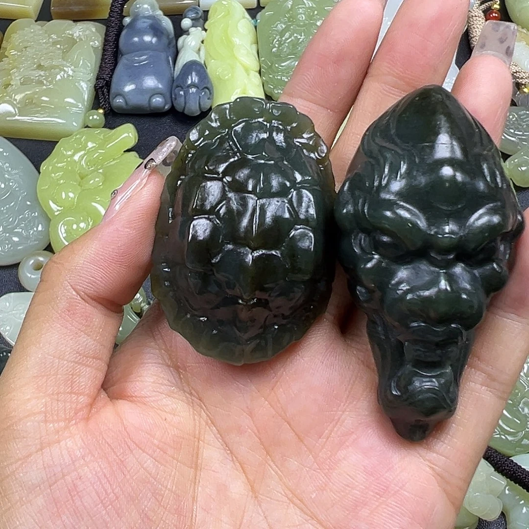 颈饰未镶嵌和田玉微瑕不退不换