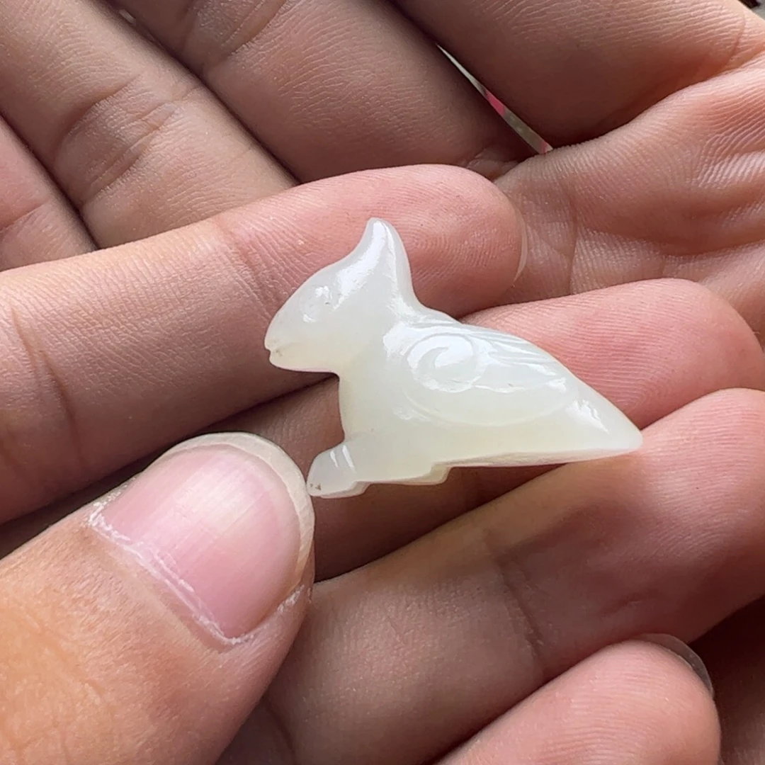 和田玉未镶嵌挂件