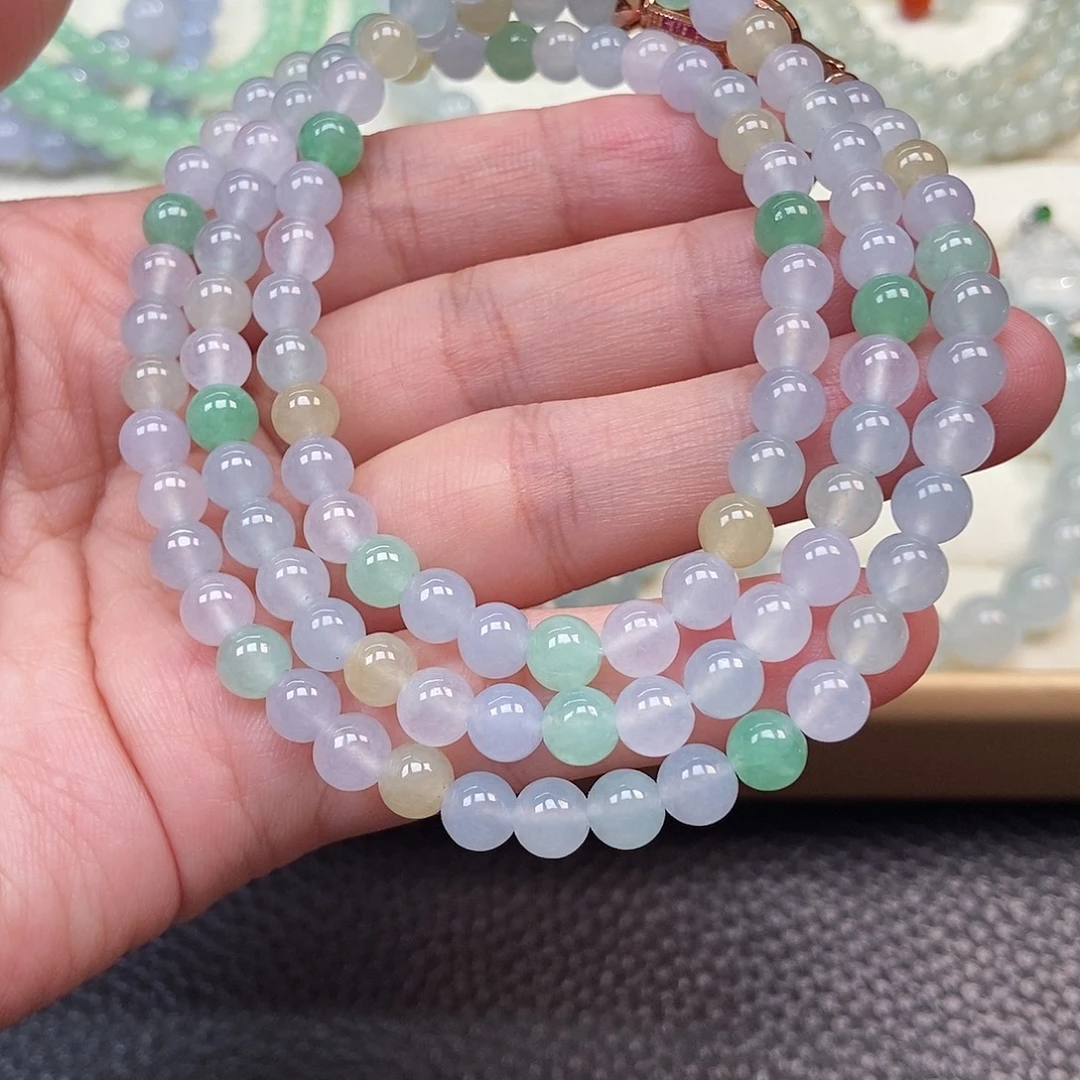 翡翠未镶嵌手链卡6