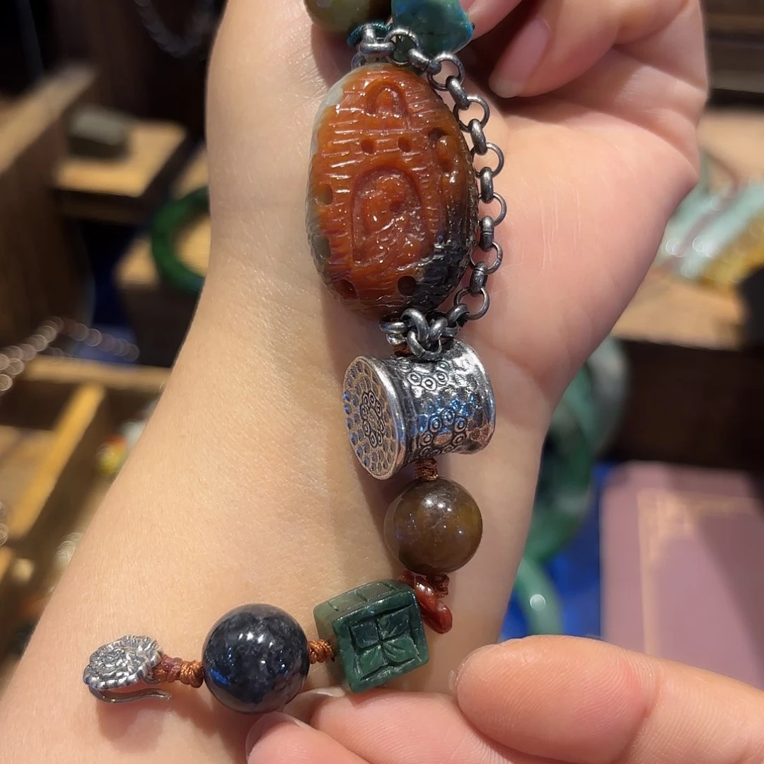 翡翠未镶嵌颈饰原创