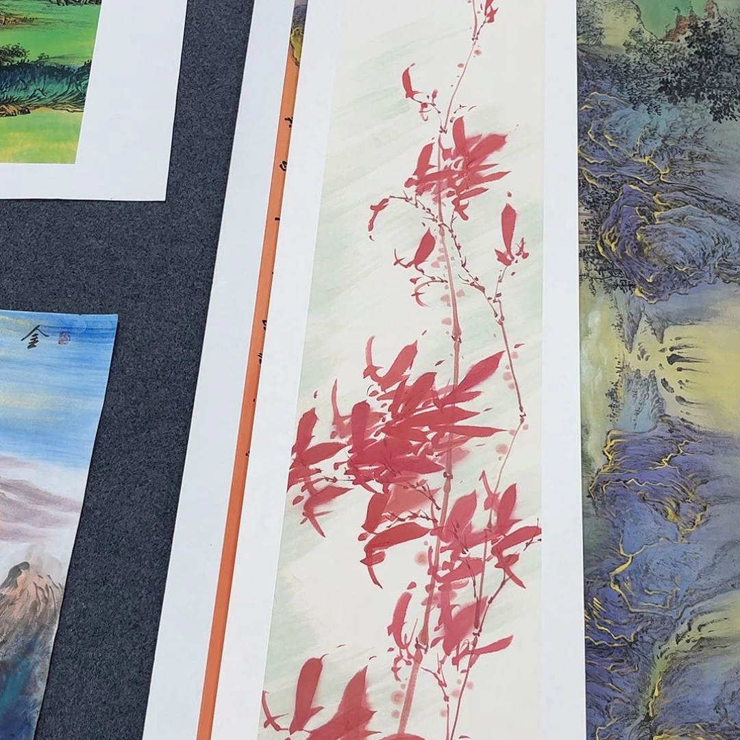 国画纯手绘国画宣纸作品