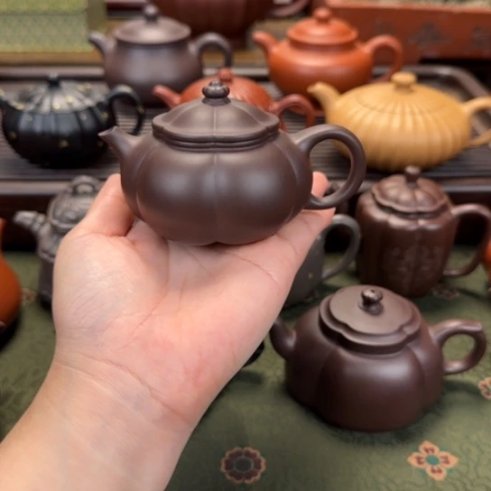 茶壶紫砂大渔海棠