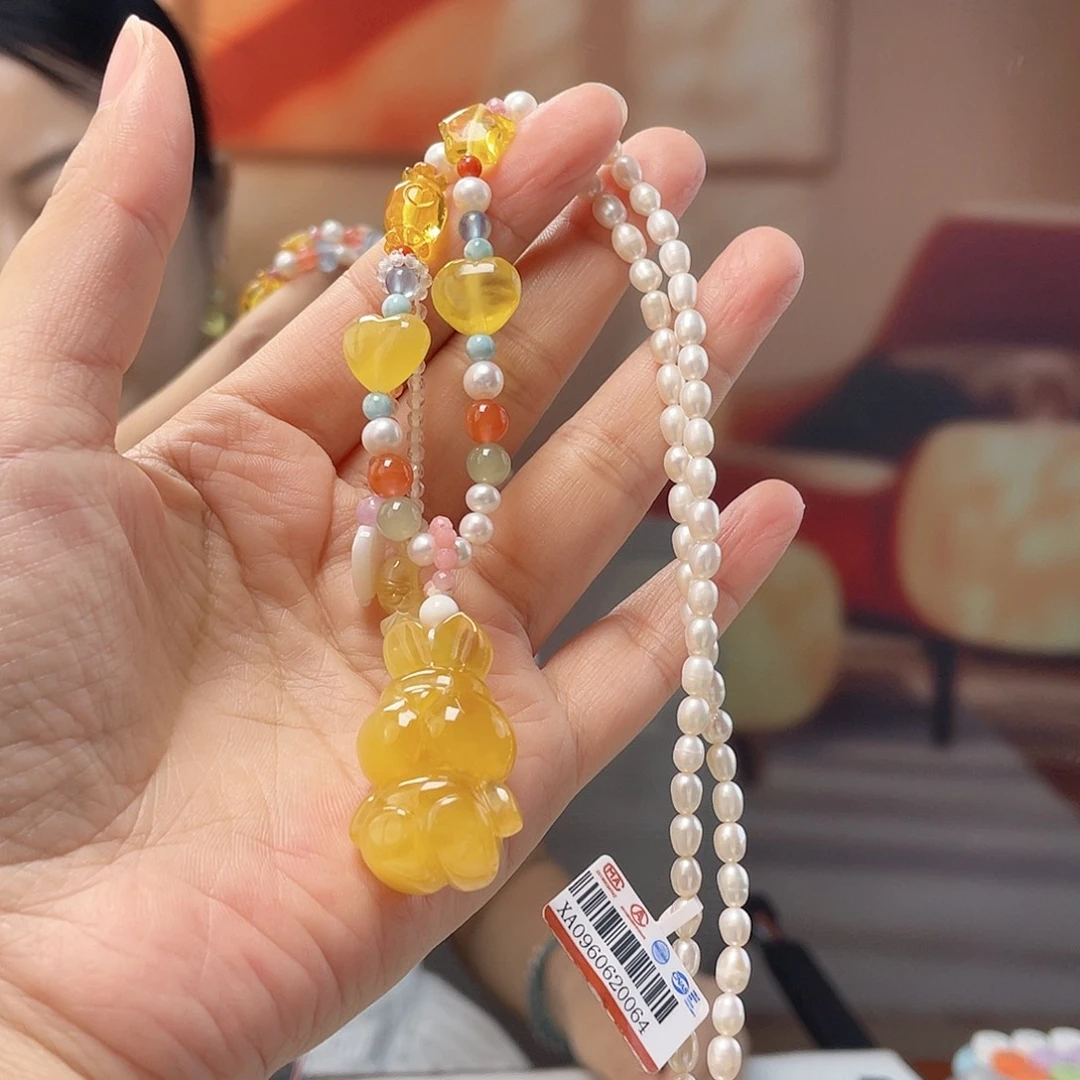 蜜蜡未镶嵌裸石蜜蜡吊坠