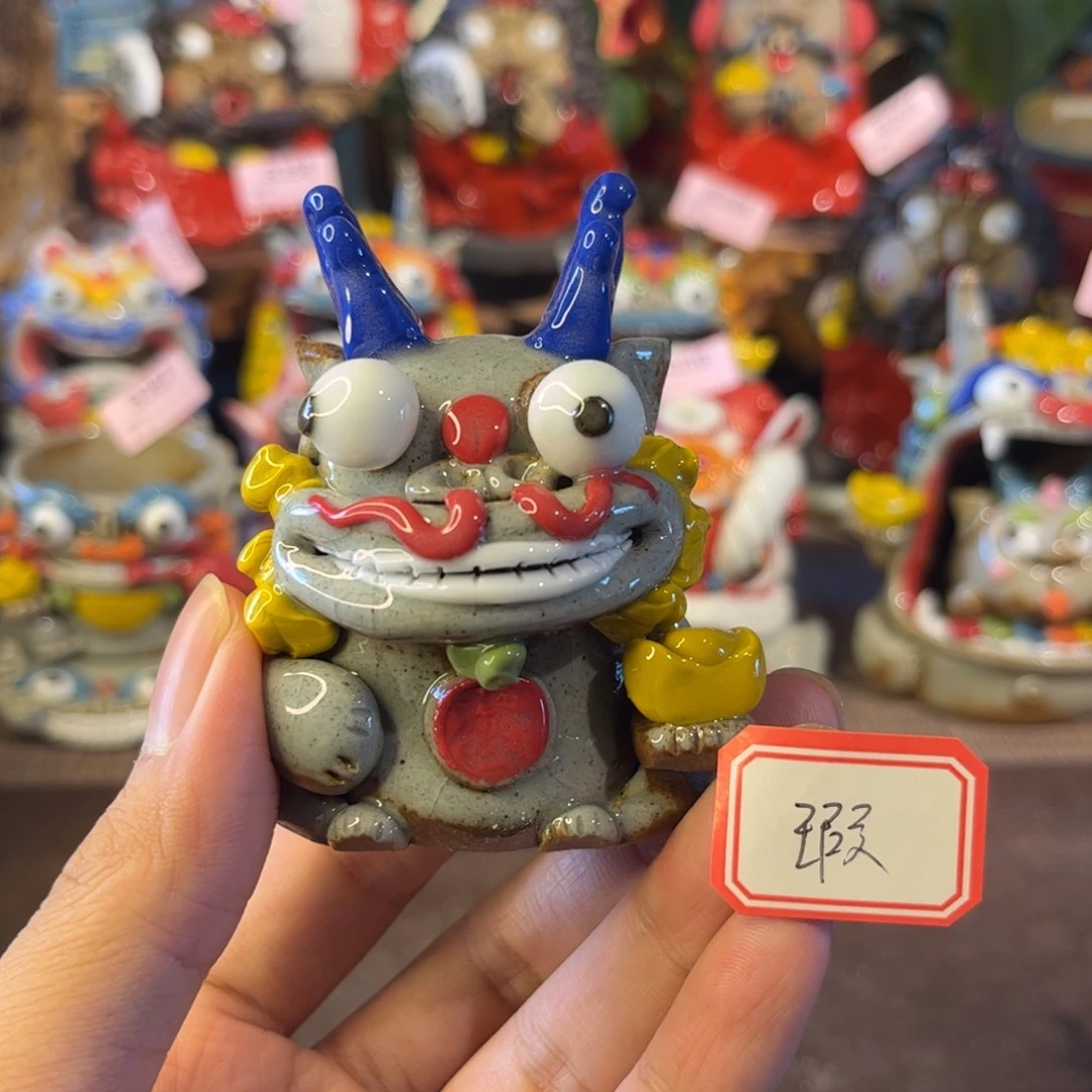 泥塑纯手工茶宠摆件