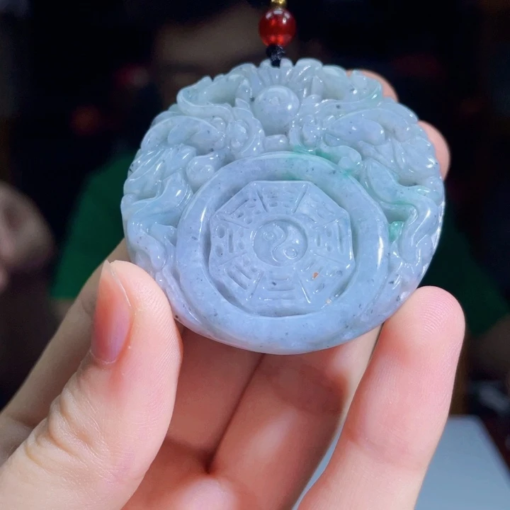 翡翠挂件未镶嵌A384 微瑕介意勿拍