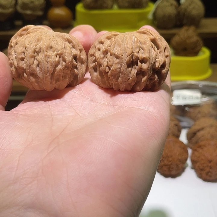 吊坠文玩核桃43尺全品蝴蝶磨