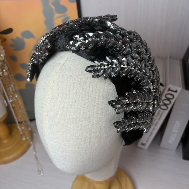 【王妃】双枫叶巴洛克个性时尚复古港风欧美发箍头箍经典发饰饰品