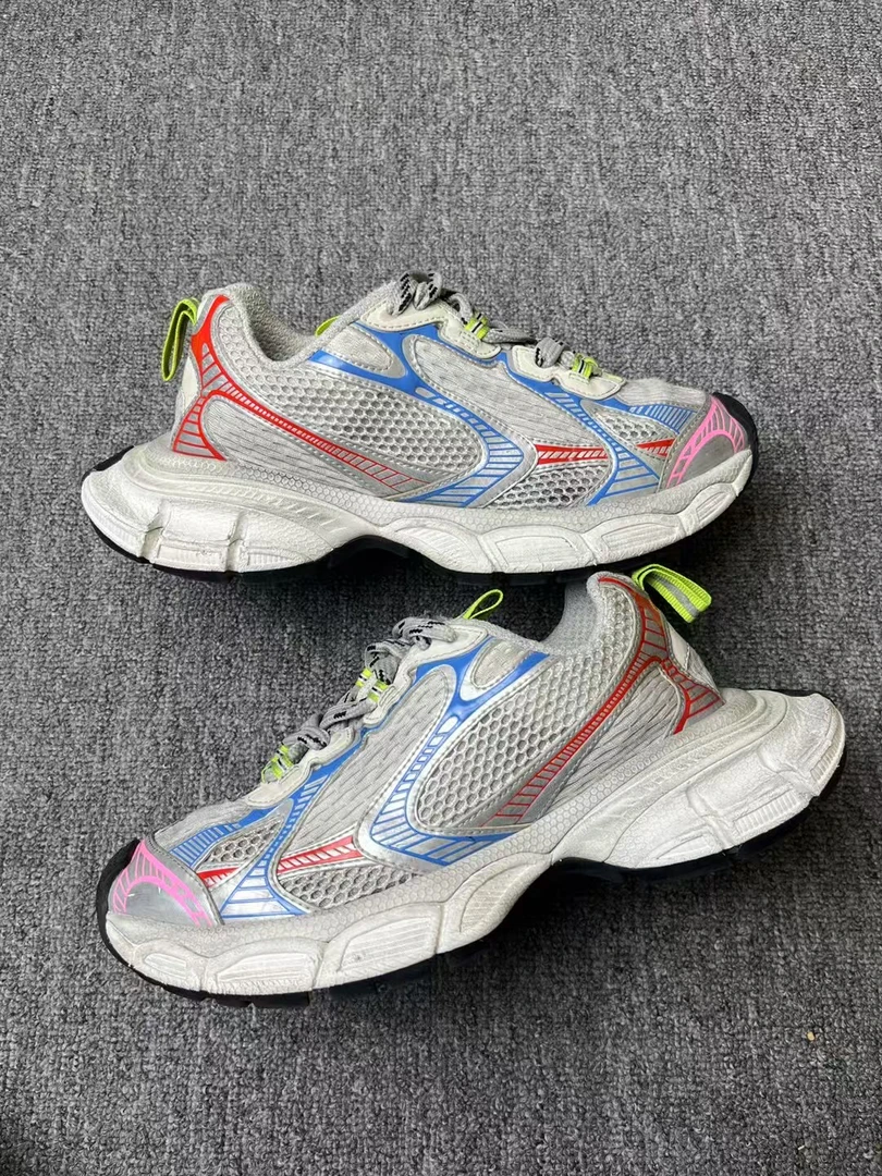 95新 Balenciaga/巴黎世家 老爹鞋 /37码/ 巴黎世家/ 3xl 白蓝红