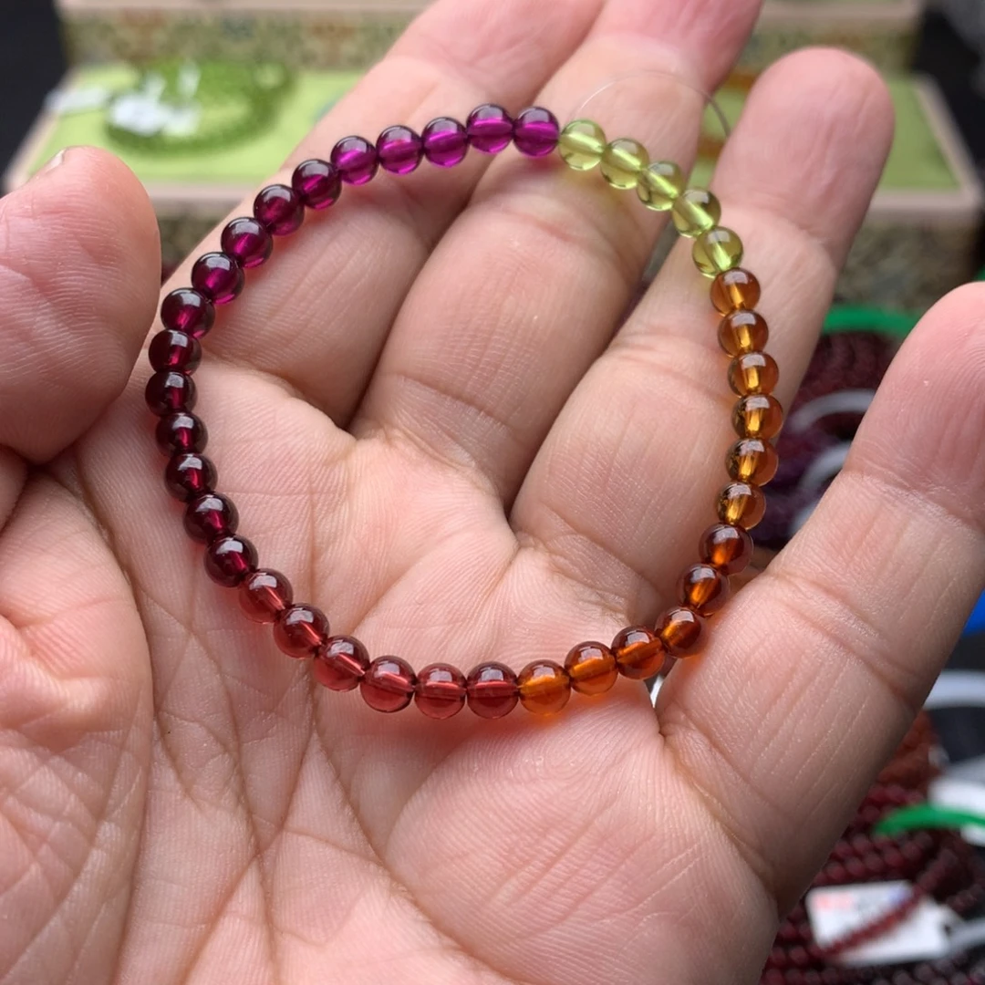 手串石榴石未镶嵌4.8