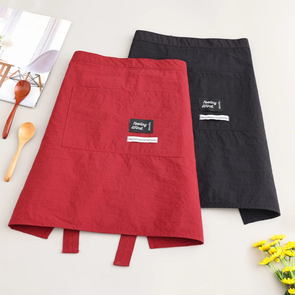 25年爆款家用半身围腰舒适透气成人做饭围裙耐脏防泼水罩衣工作服