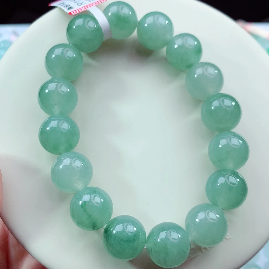 翡翠未镶嵌手链卡12.8