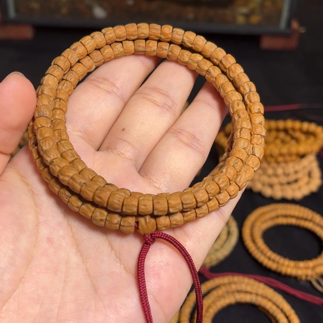 柏香籽/百香籽吊坠红芽直切方块