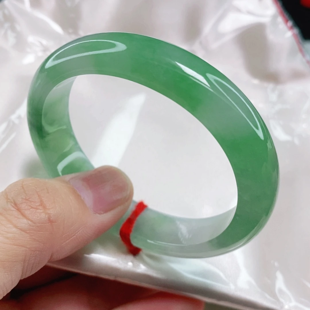 未镶嵌手镯翡翠53圈口贵妃