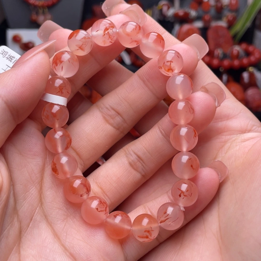 【闪购商品】南红玛瑙10➕冰飘手串未镶嵌