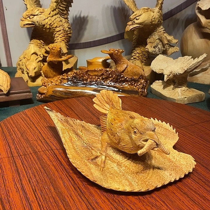 阿***哥香榧木小鸟