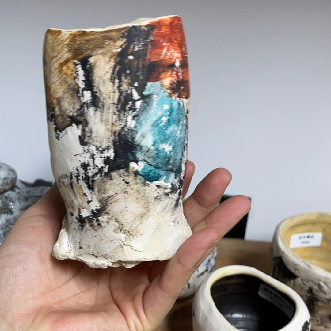 【闪购商品】瓷片手握杯好看好看好看