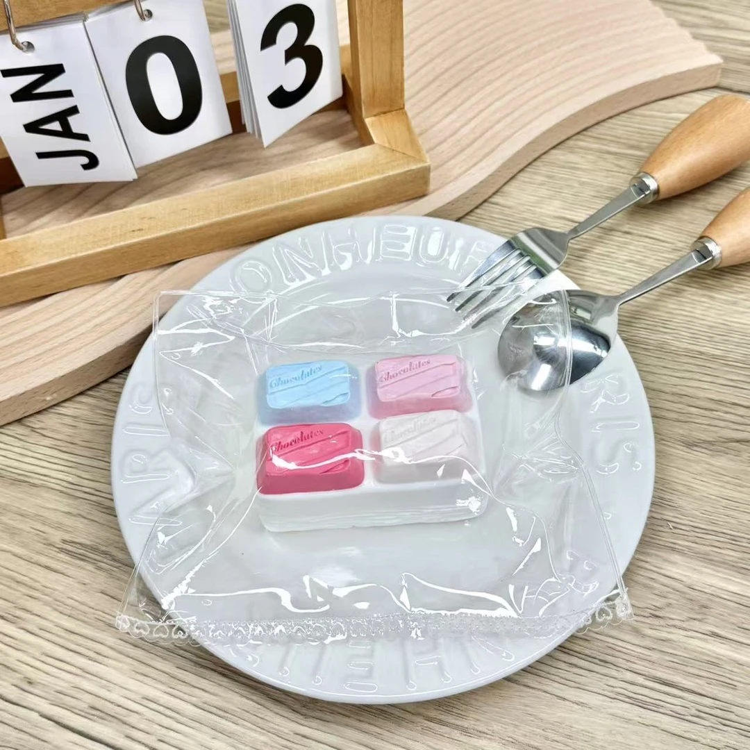 【冻黄油】春日来信巧克力慕斯 纯手工硅胶捏捏乐解压玩具